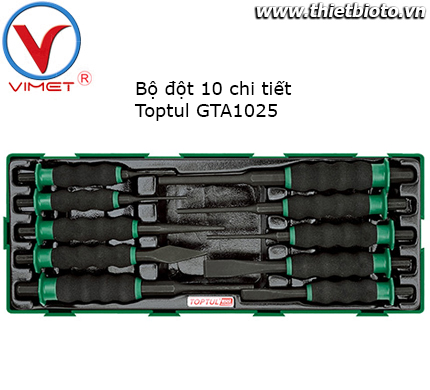 Bộ đột 10 chi tiết Toptul GTA1025